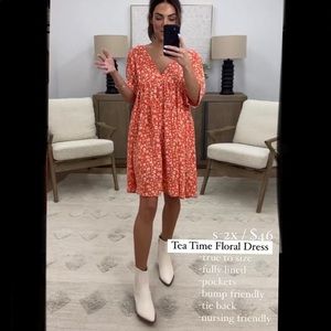 Tea time floral dress